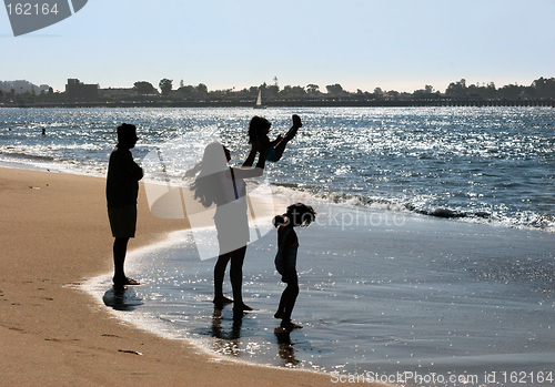 Image of Family on the beach