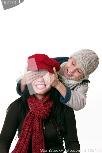 Image of Playful child having fun