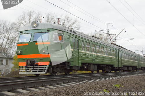 Image of Modern electric train