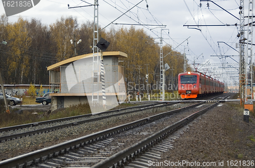 Image of Modern electric train