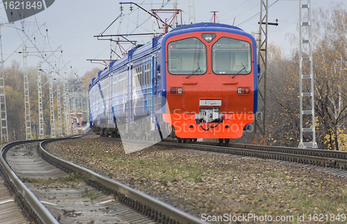 Image of Modern electric train