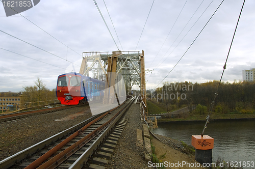 Image of Modern electric train