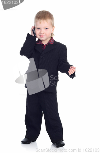 Image of Little businessman
