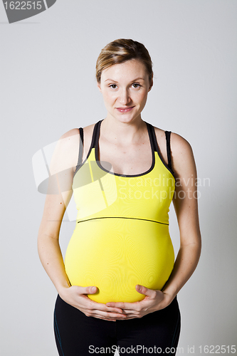 Image of Portrait of a pregnant woman