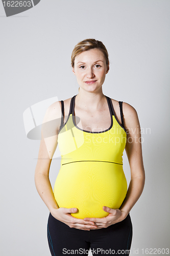 Image of Portrait of a pregnant woman