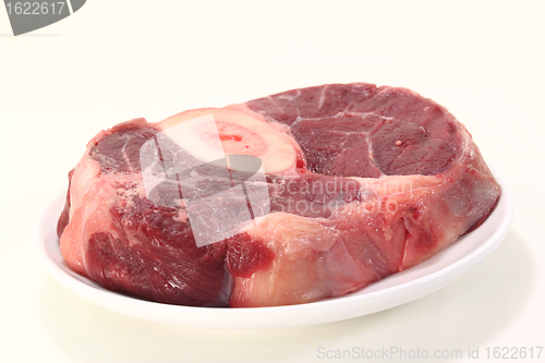 Image of fresh raw leg slice