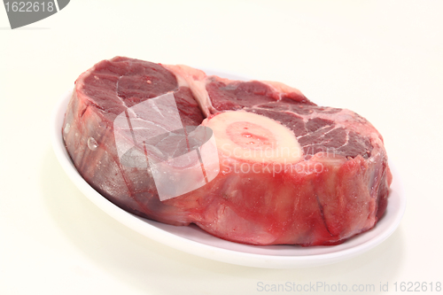 Image of raw leg slice