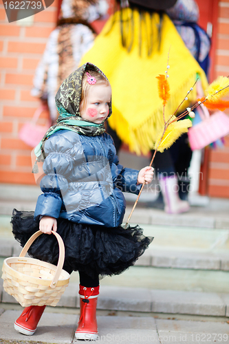 Image of Little girl celebrating Easter