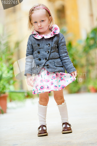 Image of Little girl outdoors