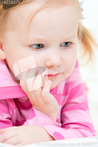 Image of Adorable little girl portrait