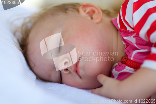 Image of Little girl on vacation