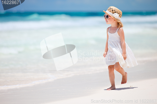 Image of Little lady at beach