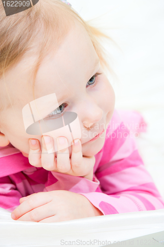 Image of Adorable little girl portrait