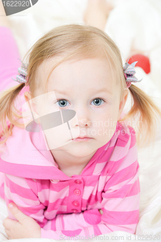 Image of Adorable little girl portrait