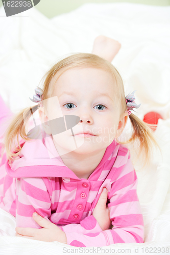 Image of Adorable little girl portrait