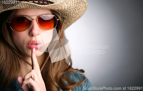 Image of girl in stetson