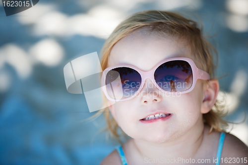 Image of Adorable toddler girl