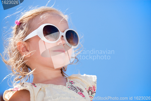 Image of Adorable girl summer portrait