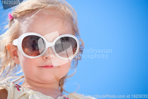 Image of Adorable girl summer portrait