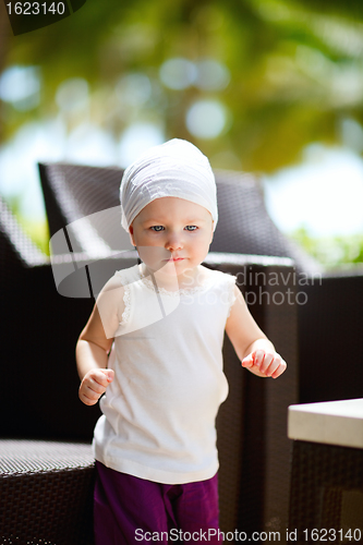 Image of Casual toddler girl portrait