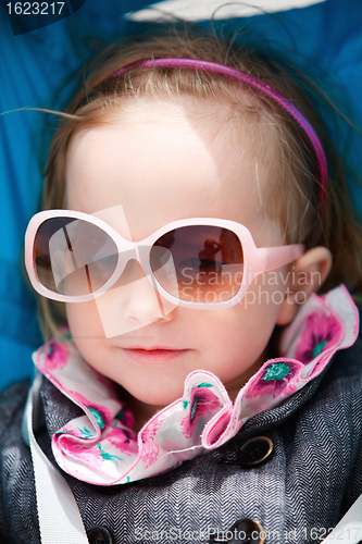 Image of Little girl portrait outdoors