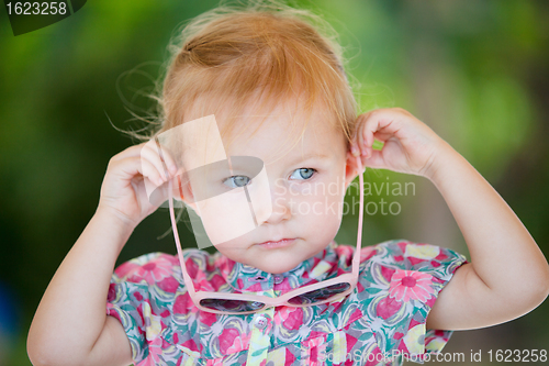 Image of Adorable toddler girl