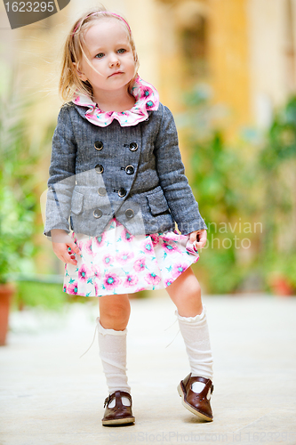 Image of Little girl outdoors