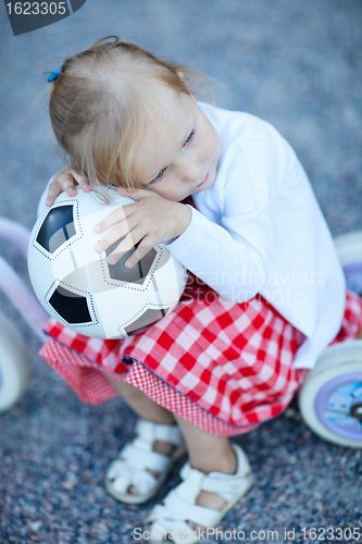 Image of Girl with ball