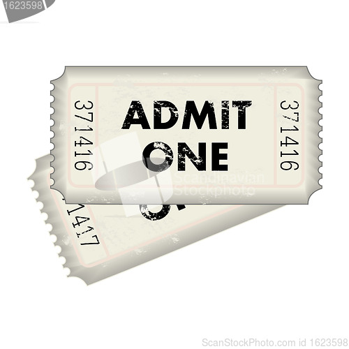 Image of Admit One Ticket