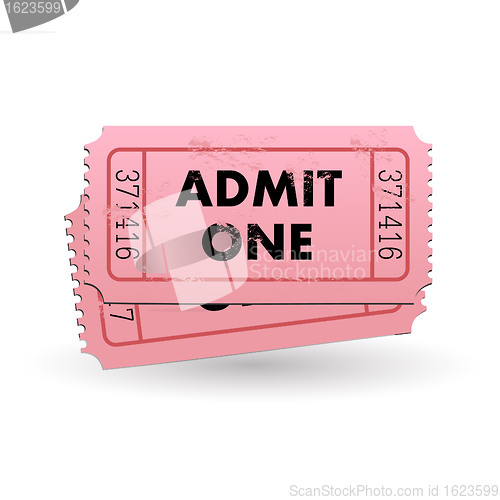 Image of Admit One Ticket