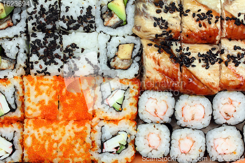 Image of background - set of rolls