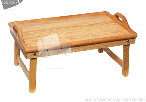 Image of portable wooden table