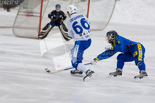 Image of Dynamo(white) vs Zorkij(blue)