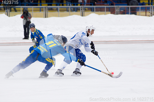 Image of Dynamo(white) vs Zorkij(blue)