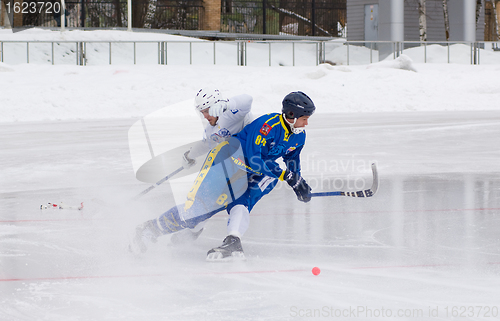 Image of Dynamo(white) vs Zorkij(blue)