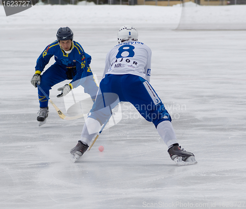 Image of Dynamo(white) vs Zorkij(blue)