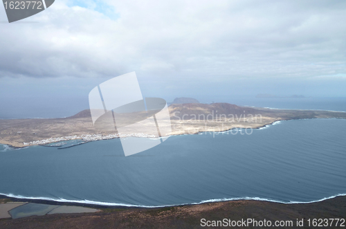 Image of aerial view of Lanzarote