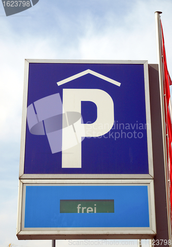 Image of Parking sign