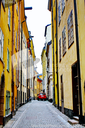 Image of Gamla Stan,The Old Town in Stockholm, Sweden 