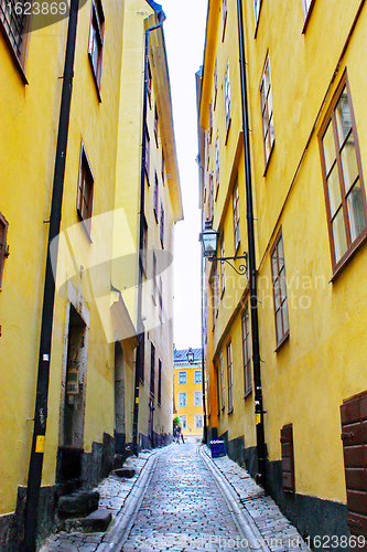 Image of Gamla Stan,The Old Town in Stockholm, Sweden