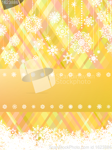 Image of ?hristmas with christmas snowflake. EPS 8
