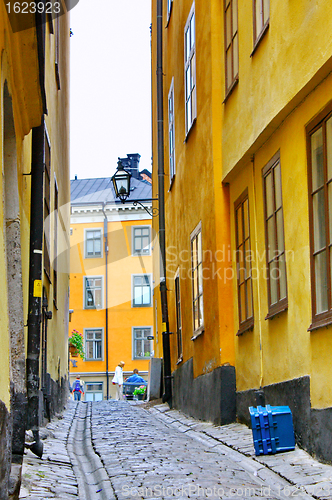 Image of Gamla Stan,The Old Town in Stockholm, Sweden 