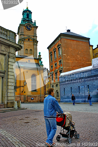 Image of Storkyrkan Church at the Gamla Stan in Stockholm