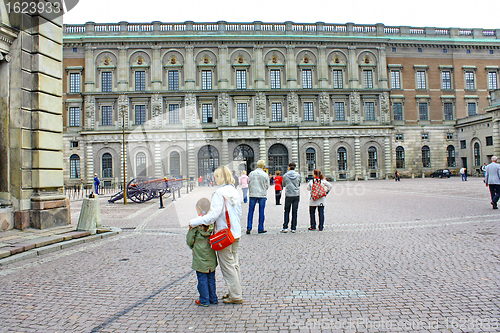 Image of The courtyard of the Royal Palace at the Gamla Stan