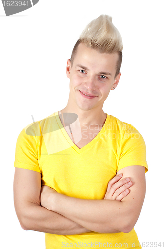 Image of Portrait of handsome man