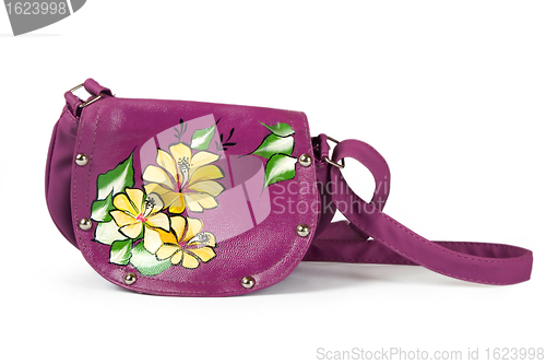 Image of A floral pattern womens hand bag