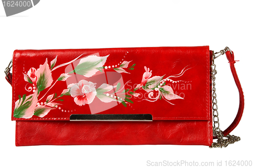 Image of A floral pattern women hand bag