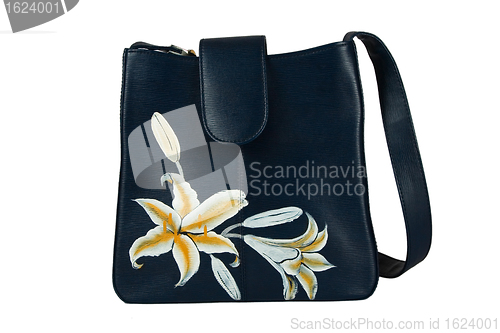 Image of A floral pattern women hand bag