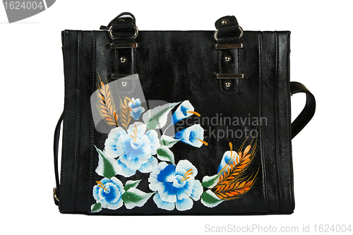 Image of A floral pattern women hand bag