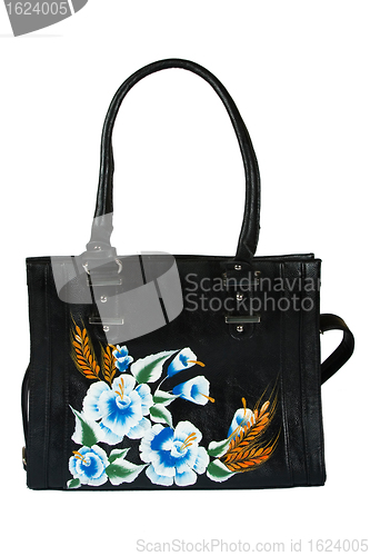 Image of A floral pattern women hand bag